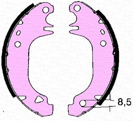 Magneti Marelli Remschoen set 360219196293