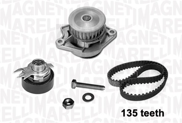 Magneti Marelli Distributieriem kit inclusief waterpomp 341401370002