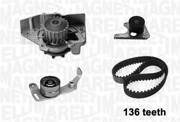 Magneti Marelli Distributieriem kit inclusief waterpomp 341402080001