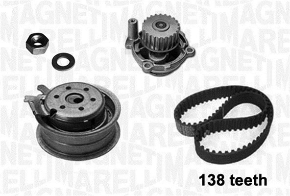 Magneti Marelli Distributieriem kit inclusief waterpomp 341403640001