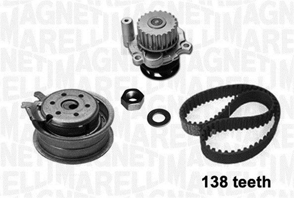 Magneti Marelli Distributieriem kit inclusief waterpomp 341403640002