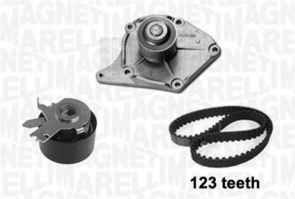 Magneti Marelli Distributieriem kit inclusief waterpomp 341404170001
