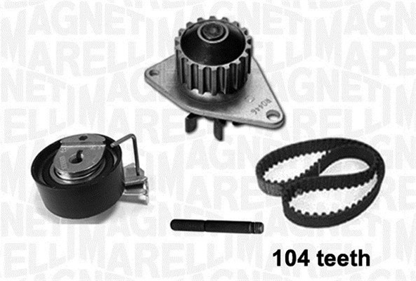 Magneti Marelli Distributieriem kit inclusief waterpomp 341405310002