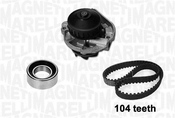 Magneti Marelli Distributieriem kit inclusief waterpomp 341405660001