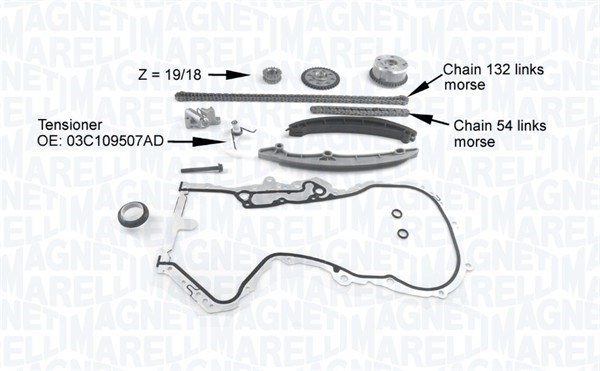 Magneti Marelli Distributieketting kit 341500001220