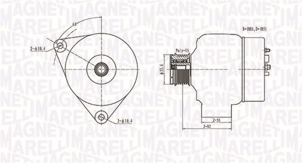 Magneti Marelli Alternator/Dynamo 063731090010