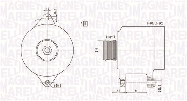 Magneti Marelli Alternator/Dynamo 063731157010