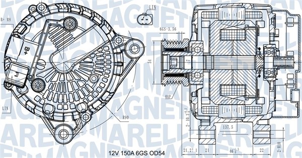 Magneti Marelli Alternator/Dynamo 063731472410