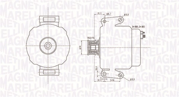 Magneti Marelli Alternator/Dynamo 063731481010