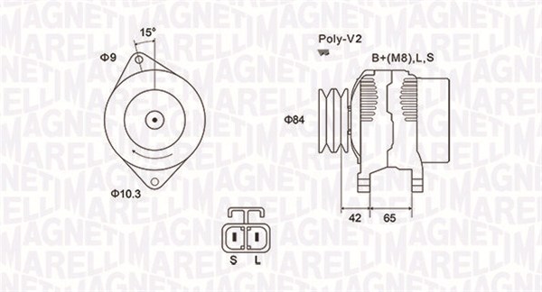 Magneti Marelli Alternator/Dynamo 063731530010