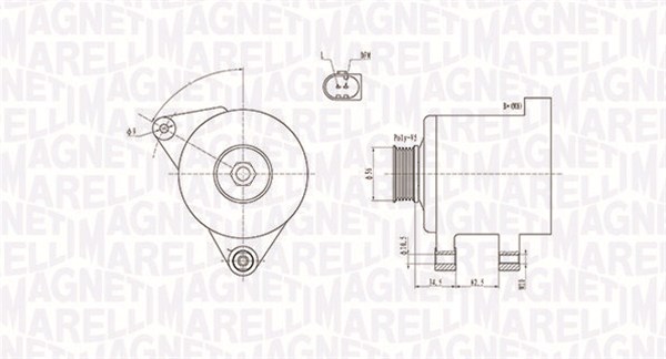 Magneti Marelli Alternator/Dynamo 063731546010