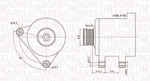 Magneti Marelli Alternator/Dynamo 063731553010