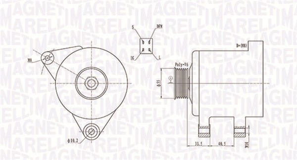 Magneti Marelli Alternator/Dynamo 063731605010