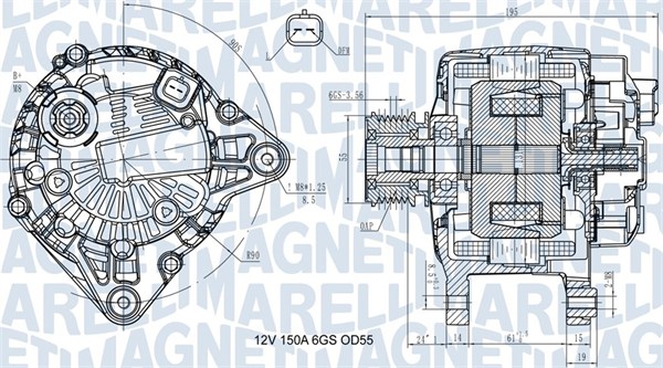 Magneti Marelli Alternator/Dynamo 063731617810