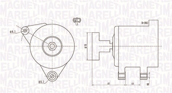 Magneti Marelli Alternator/Dynamo 063731649010