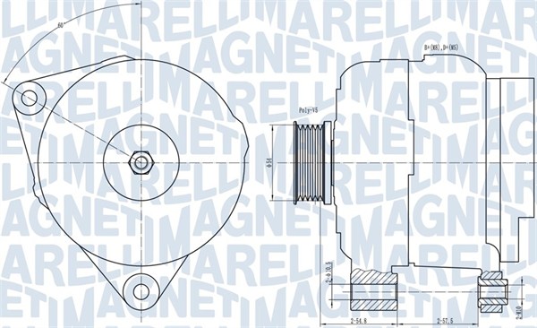 Magneti Marelli Alternator/Dynamo 063731658010