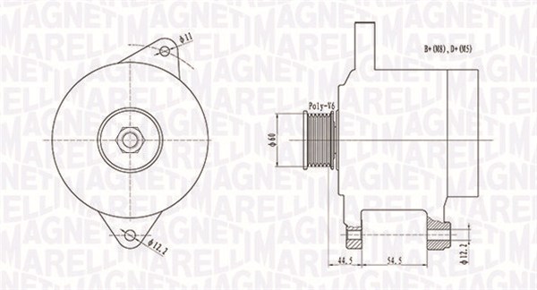 Magneti Marelli Alternator/Dynamo 063731696010