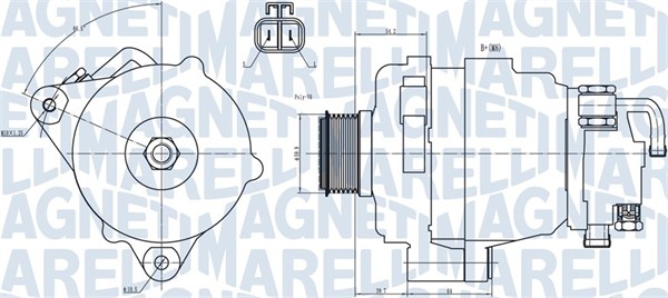 Magneti Marelli Alternator/Dynamo 063731708010