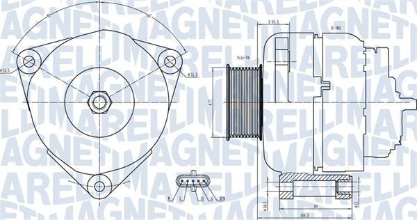 Magneti Marelli Alternator/Dynamo 063731739010