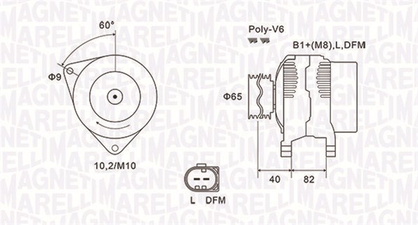 Magneti Marelli Alternator/Dynamo 063731746010