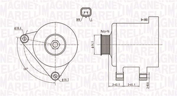 Magneti Marelli Alternator/Dynamo 063731761010