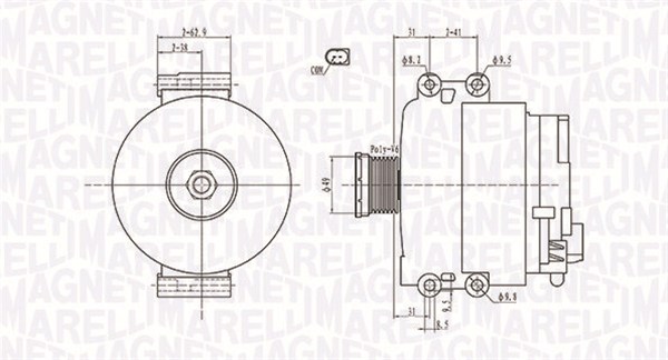 Magneti Marelli Alternator/Dynamo 063731774010