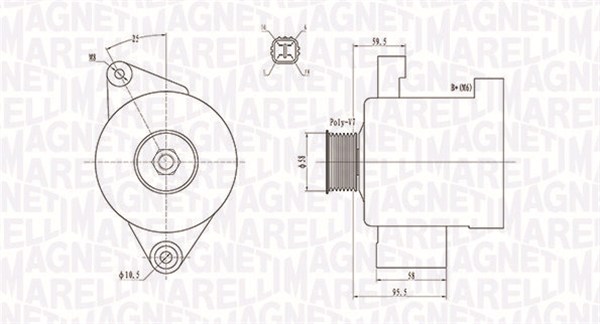 Magneti Marelli Alternator/Dynamo 063731796010