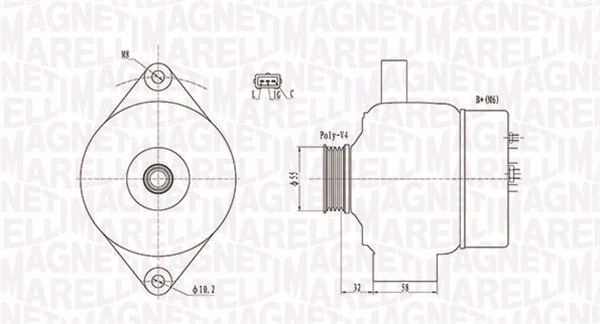 Magneti Marelli Alternator/Dynamo 063731803010