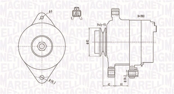 Magneti Marelli Alternator/Dynamo 063731806010