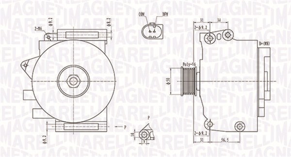 Magneti Marelli Alternator/Dynamo 063731859010