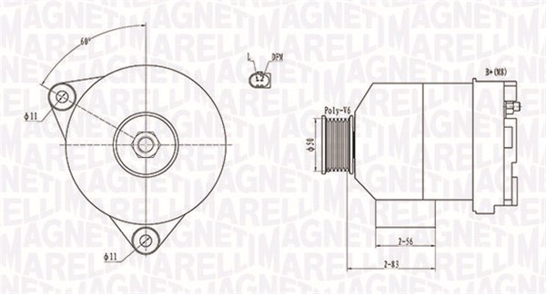 Magneti Marelli Alternator/Dynamo 063731872010