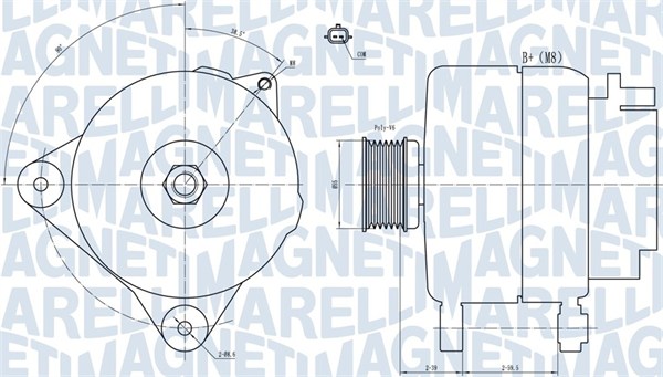 Magneti Marelli Alternator/Dynamo 063731887010