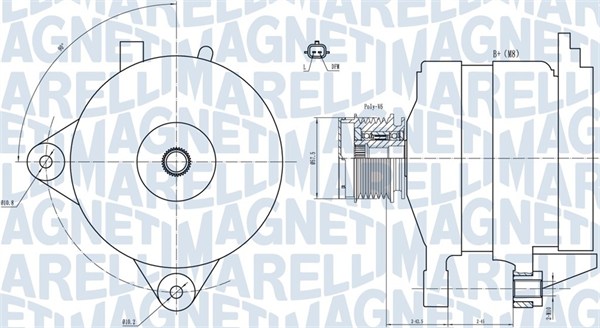 Magneti Marelli Alternator/Dynamo 063731888010