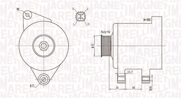 Magneti Marelli Alternator/Dynamo 063731894010