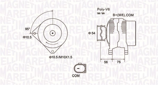 Magneti Marelli Alternator/Dynamo 063731904010