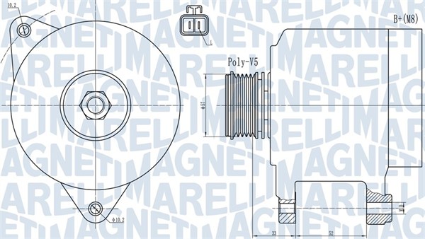 Magneti Marelli Alternator/Dynamo 063731906010