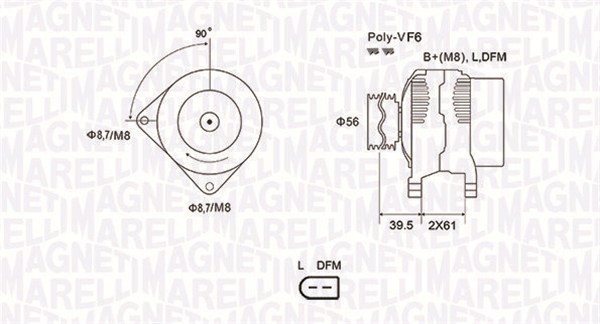 Magneti Marelli Alternator/Dynamo 063731912010