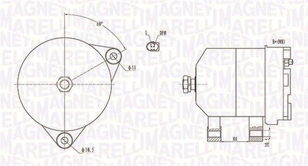 Magneti Marelli Alternator/Dynamo 063731913010