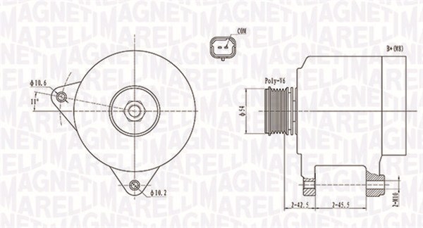 Magneti Marelli Alternator/Dynamo 063731914010