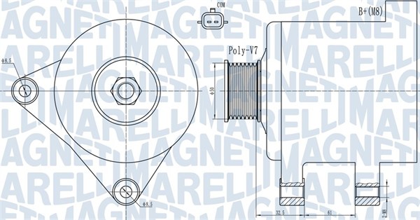 Magneti Marelli Alternator/Dynamo 063731918010