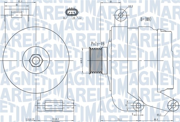 Magneti Marelli Alternator/Dynamo 063731926010