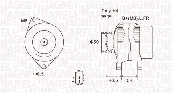 Magneti Marelli Alternator/Dynamo 063731927010