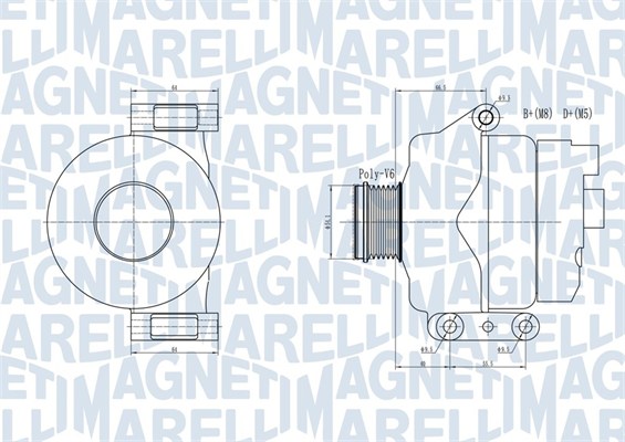 Magneti Marelli Alternator/Dynamo 063731934010