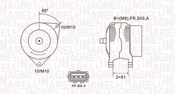 Magneti Marelli Alternator/Dynamo 063731941010