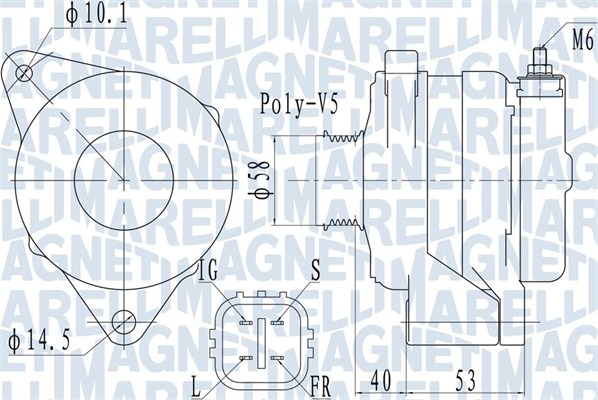 Magneti Marelli Alternator/Dynamo 063731950010