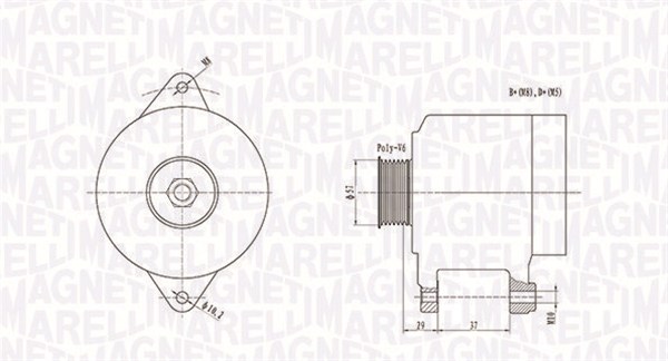 Magneti Marelli Alternator/Dynamo 063731978010