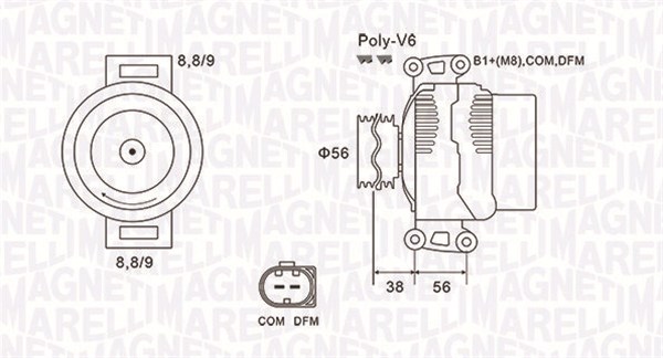 Magneti Marelli Alternator/Dynamo 063731996010