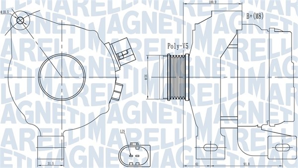 Magneti Marelli Alternator/Dynamo 063732001010