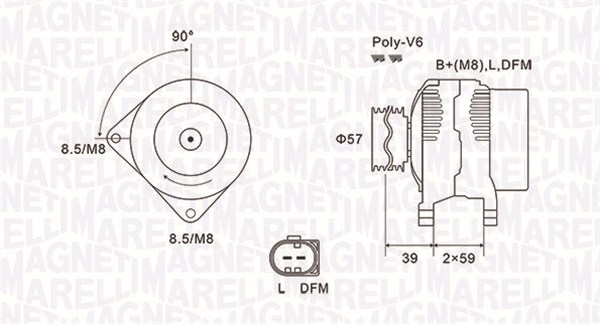 Magneti Marelli Alternator/Dynamo 063732002010