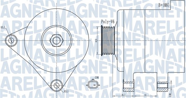 Magneti Marelli Alternator/Dynamo 063732003010